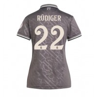 Real Madrid Antonio Rudiger #22 Tredje Tröja Kvinnor 2024-25 Korta ärmar